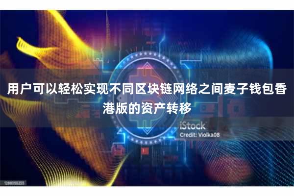 用户可以轻松实现不同区块链网络之间麦子钱包香港版的资产转移