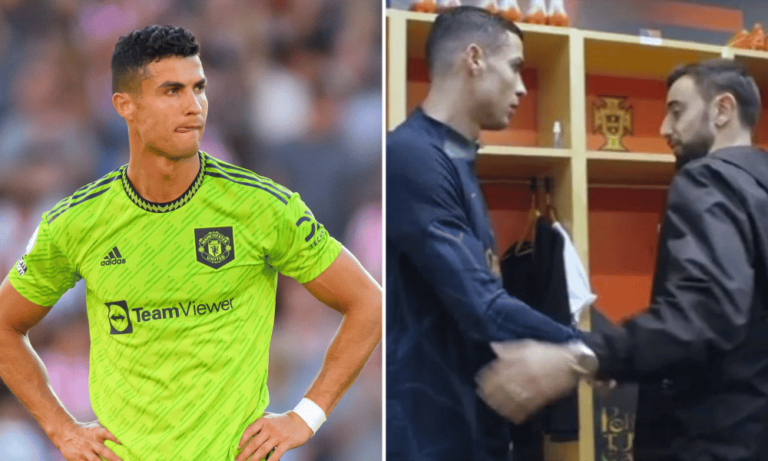 Fernandes address Ronaldo cold greeting video