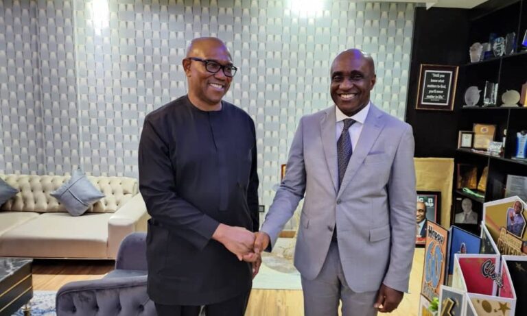 Peter Obi Meets Pastor David Ibiyeomie