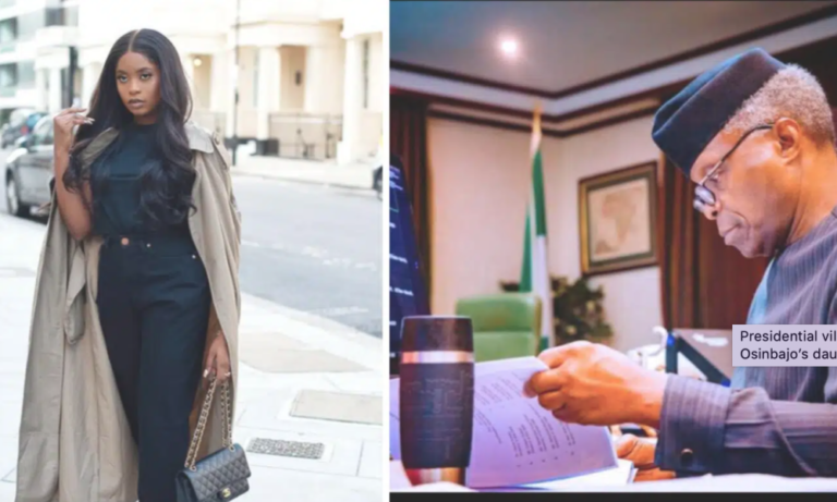 Presidency Reacts To Claims Of Osinbajo’s Daughter Arrest In UK