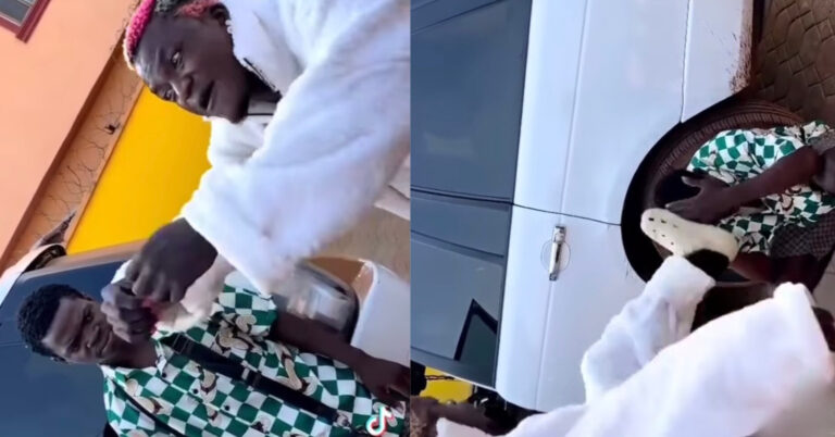 Singer Portable Assaults Artiste, Manny Monie (Video)