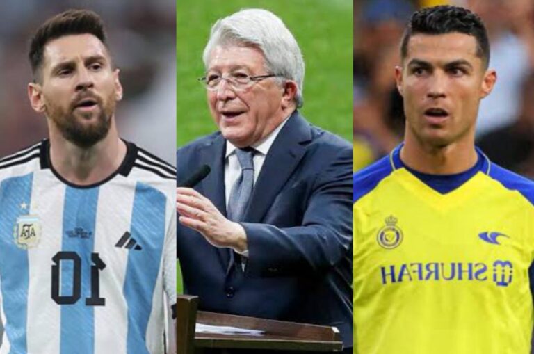 Lionel Messi, Enrique Cerezo, Cristiano Ronaldo