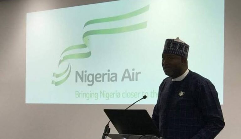 Minister of aviation Hadi Sirika