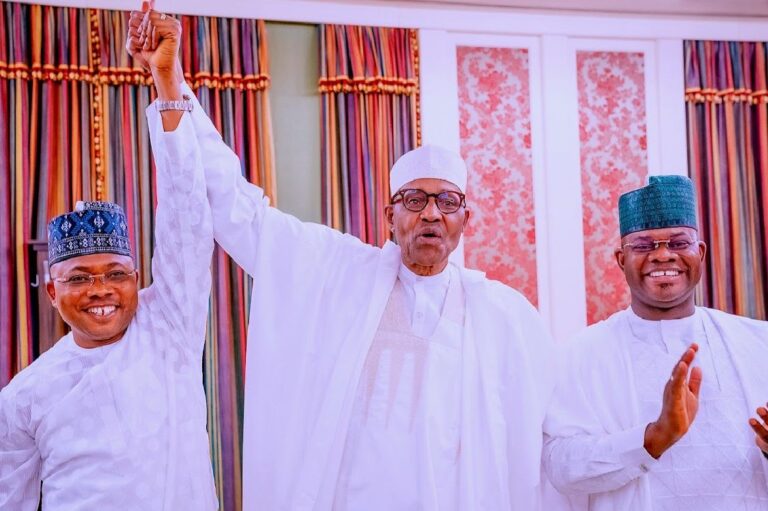 Ahmed Usman Ododo, President Muhammadu Buhari, Yahaya Bello