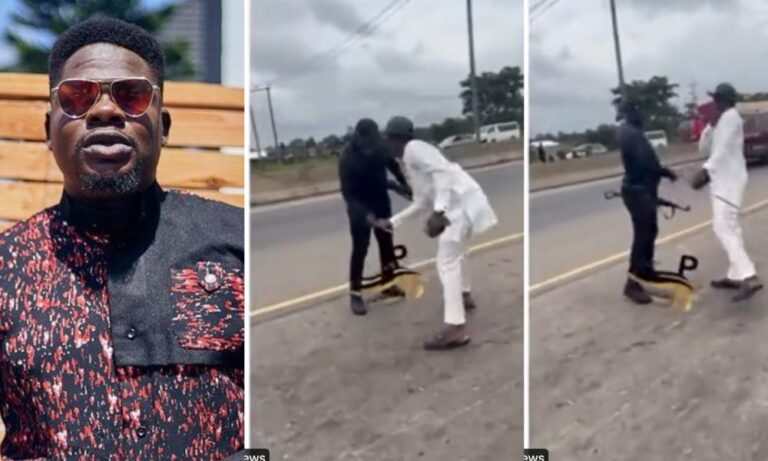 Mr Macaroni Blows Hot, Make Demand From Police After Officer Is Seen Flogging Man Publicly