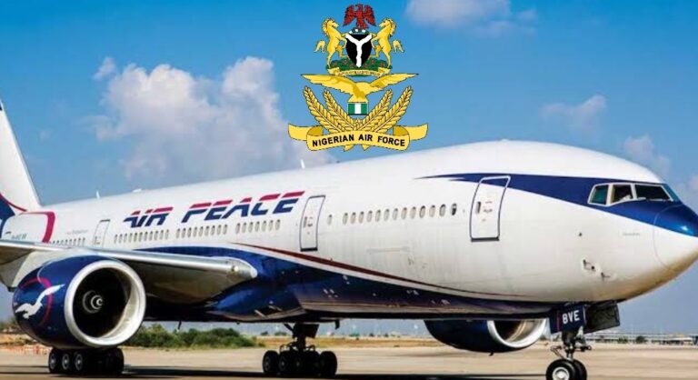 NAF, Air Peace begin evacuation of stranded Nigerians from Egypt