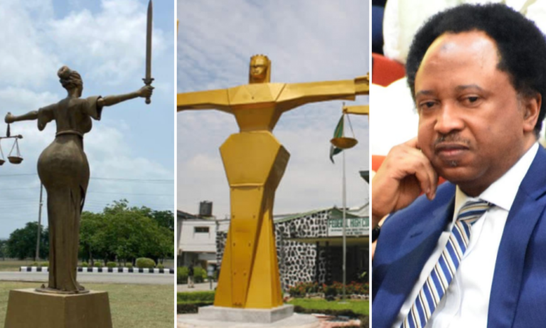 Photo: 'New' Nigeria's Symbol Of Justice Causes Stirs On Social Media, Shehu Sani Reacts