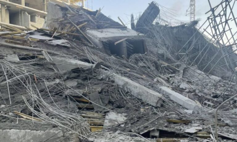 One Confirmed Dead In Banana Island Building Collapse