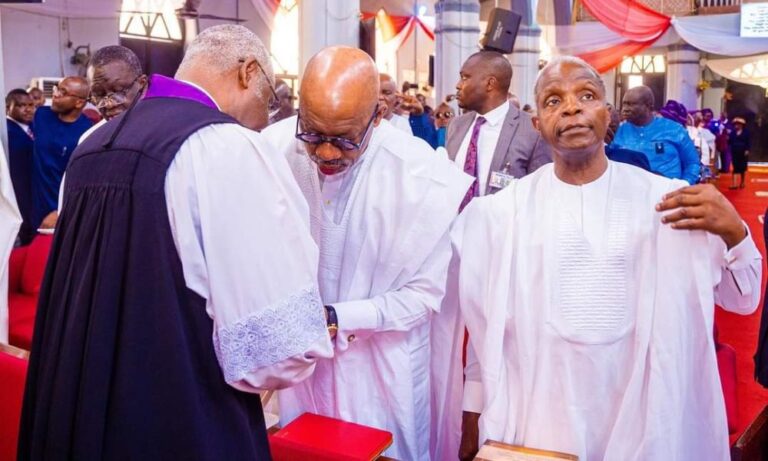 Osinbajo, Abiodun, Daniel Meet In Sagamu (Photos)