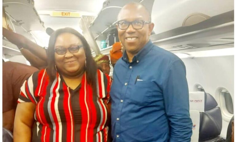 Peter Obi and Woman