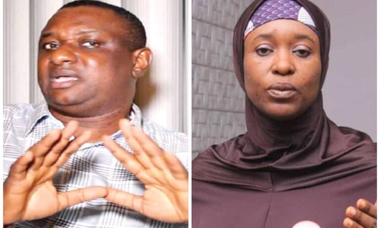 Aisha Yesufu and Keyamo