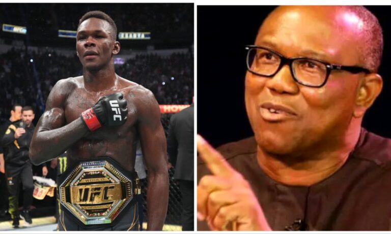 Peter Obi Sends Message To Adesanya On Winning UFC 287 Middleweight Title