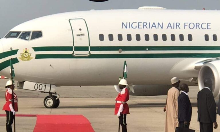 Presidential Jet Taken Abroad For Comprehensive Maintenance Ahead Of Tinubu's Swearing In