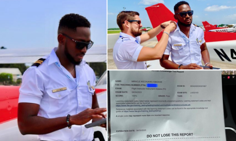 Reality Star, Miracle Passes Flight Instructor Instrument Airplane Exam