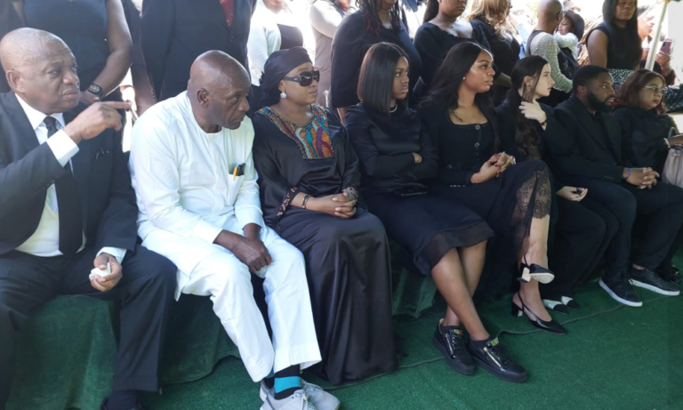 Senator Orji Kalu Buries Late Wife In America