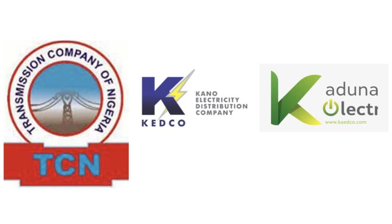 Transmission Company of Nigeria (TCN), Kaduna Electricity Distribution Companies and Kano DisCos