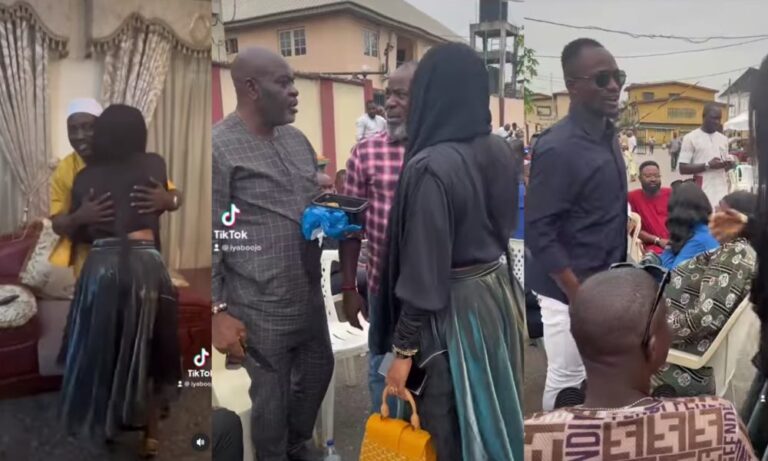 Top Nollywood Stars Storm Pasuma's Residence Over Mother's Death