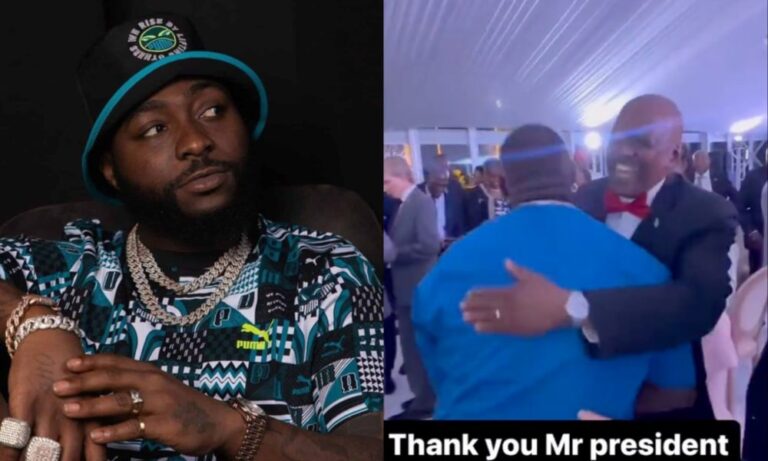 Video: Davido Meets Botswana President