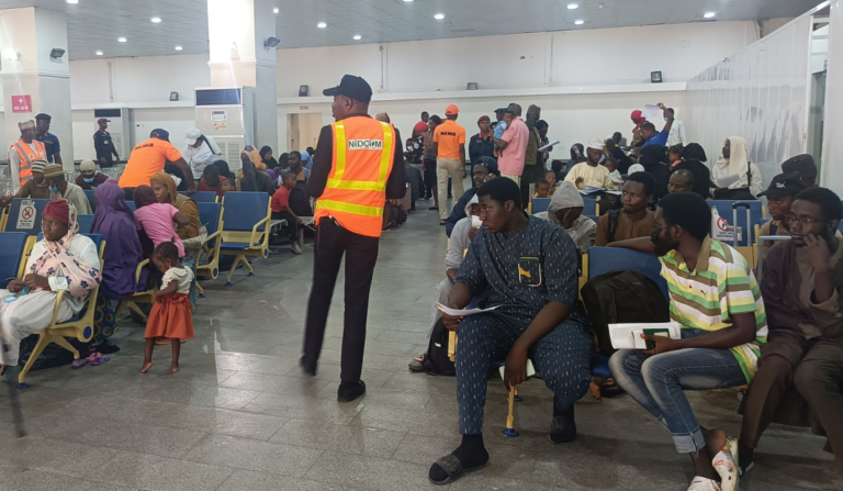 Sudan evacuees at Nnamdi Azikiwe International Airport