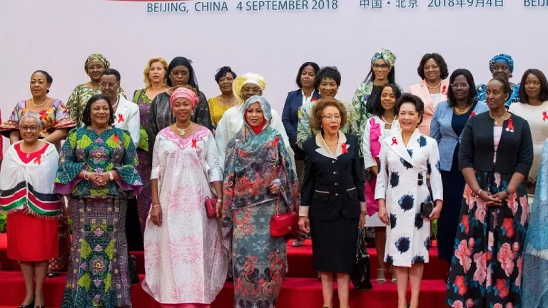 AISHA BUHARI WITH OTHER AFRICAN FIRST LADIES