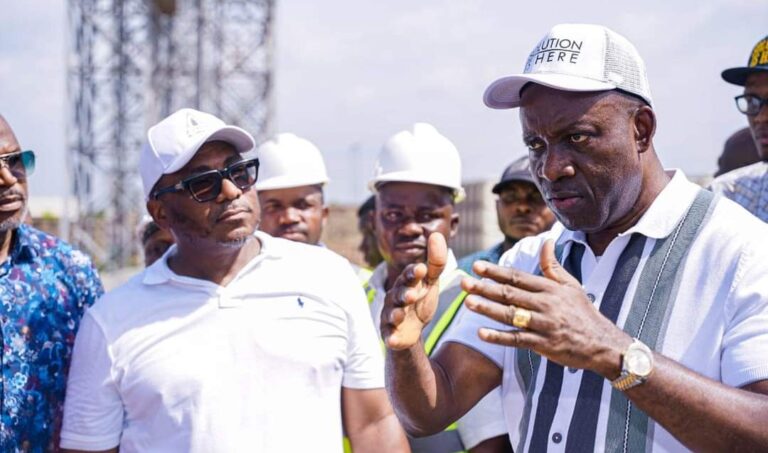 Gov. Soludo lays foundation stone to rebuild burnt Onitsha drug market