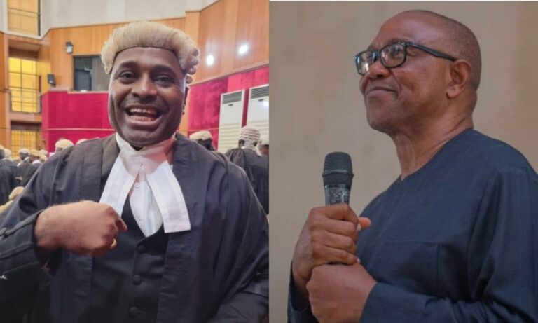 Kenneth Okonkwo Storms Presidential Tribunal In Robe To Defend Peter Obi Despite Labour Party 'Suspension'