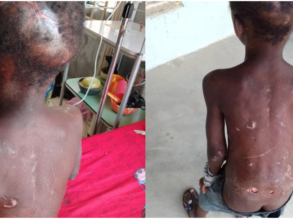 Nigerian Housewife Who Brutalises 7-Year-Old Maid With Electric Cable Nabbed