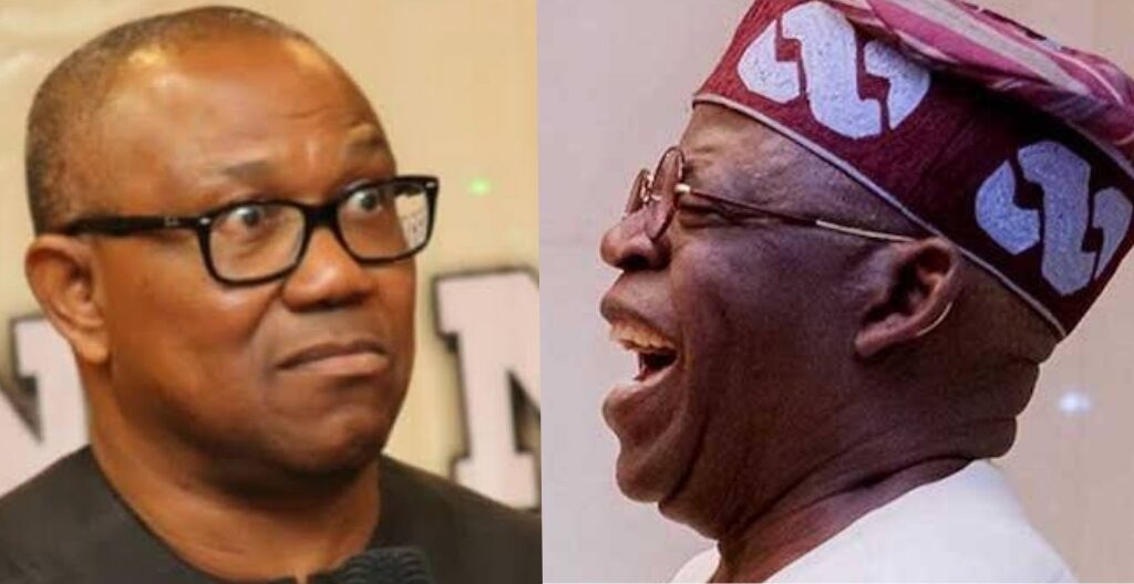 Peter Obi and Bola Tinubu