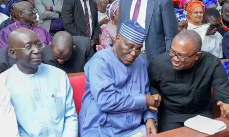 Osinbajo, Obasanjo, Atiku, Obi Meet In Bayelsa (Photos)