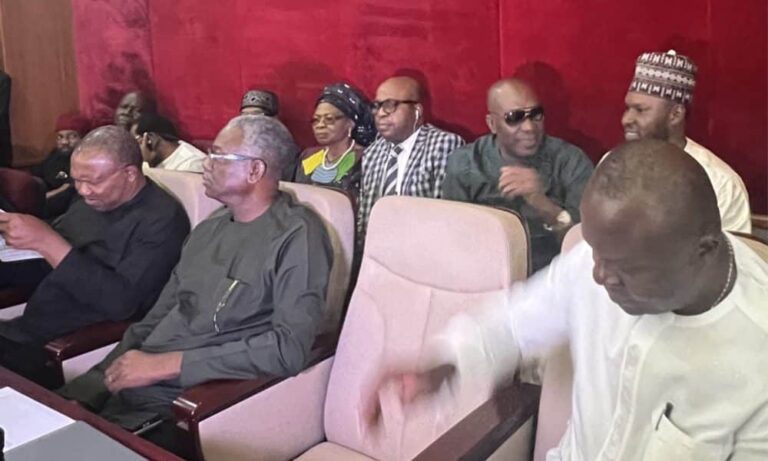 Peter Obi Attends Presidential Election Tribunal Hearing