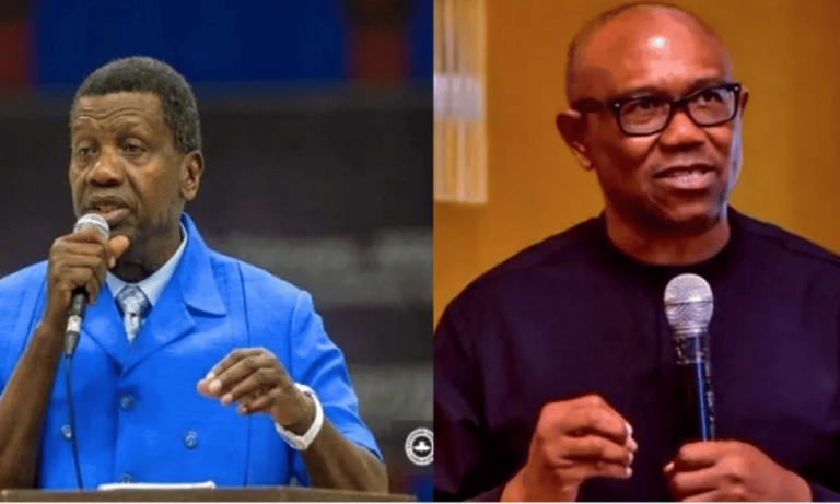 Peter Obi and Adeboye