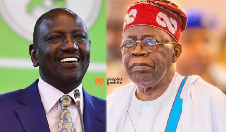 Kenya President Williams Ruto and President-elect Bola Tinubu ahead