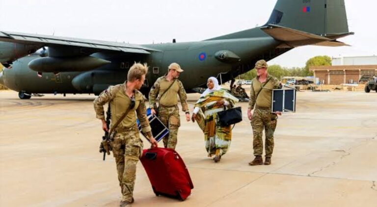 UK says final British evacuation flight to leave Sudan Wednesday