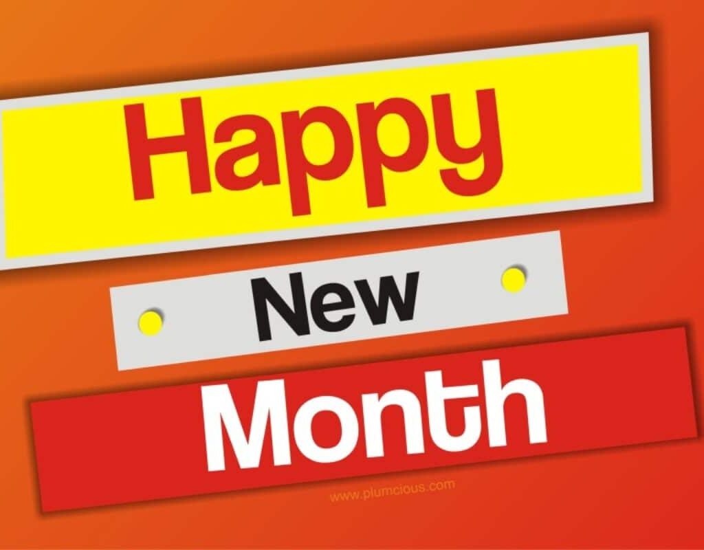 Happy New Month Wishes Messages