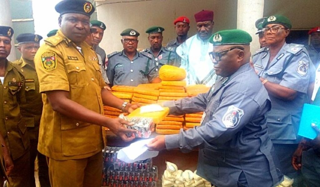 Customs intercept 104 parcels of Indian hemp, other drugs in Kebbi