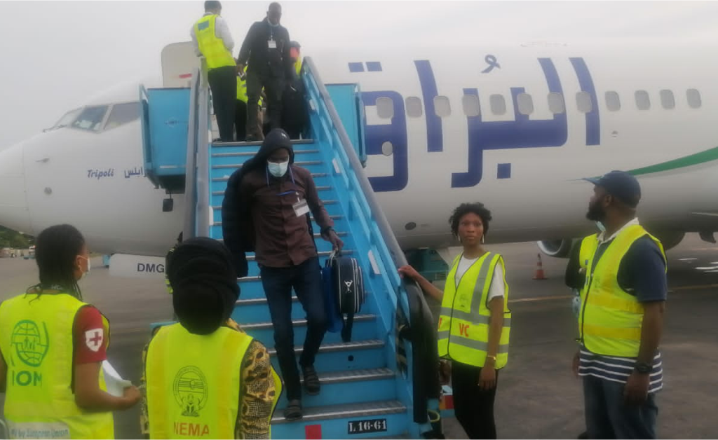 Nigerian returnees from Libya