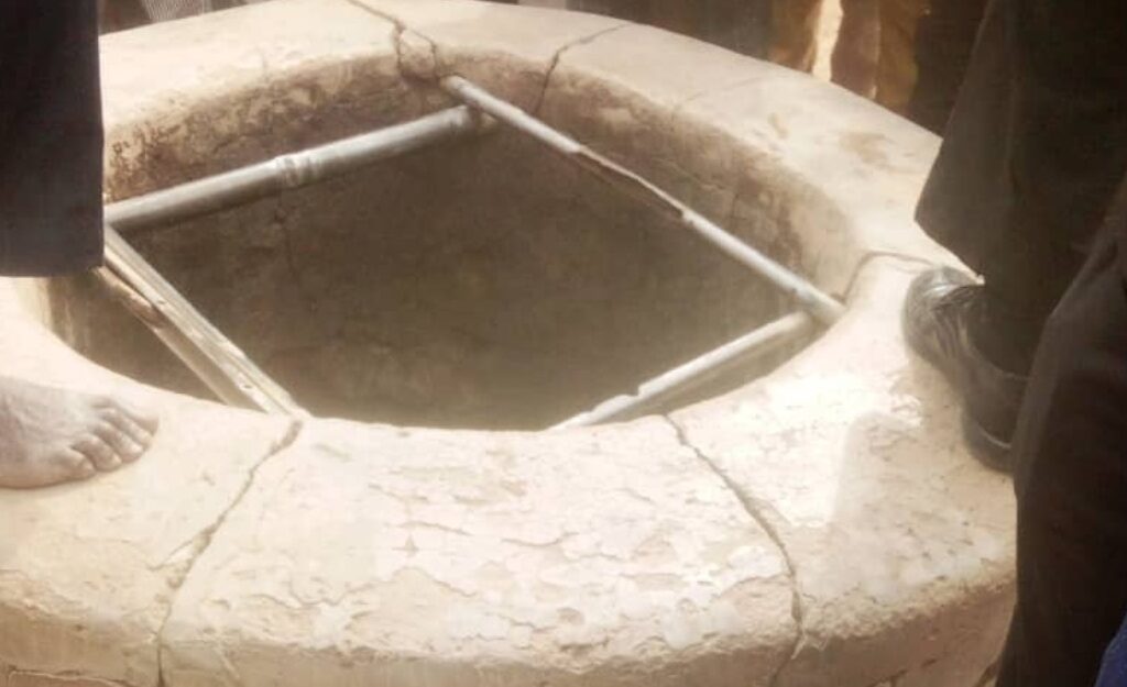 A well