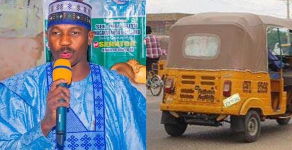 GOVERNOR AHMAD ALIYU and TRICYCLE