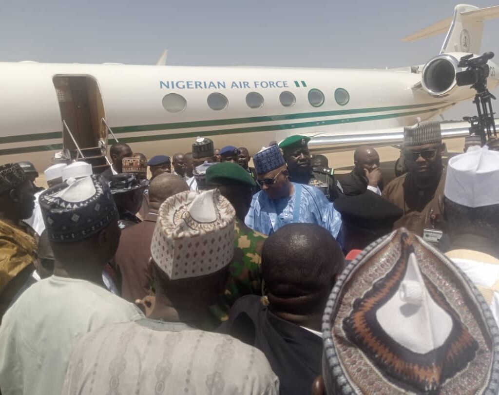 Just In: VP Shettima In Sokoto To Visit Sultan [Photos]