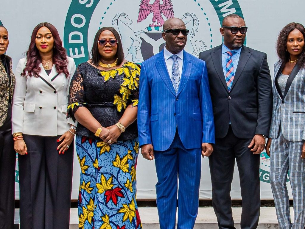 Obaseki Swears In 15 New Edo State Commissioners