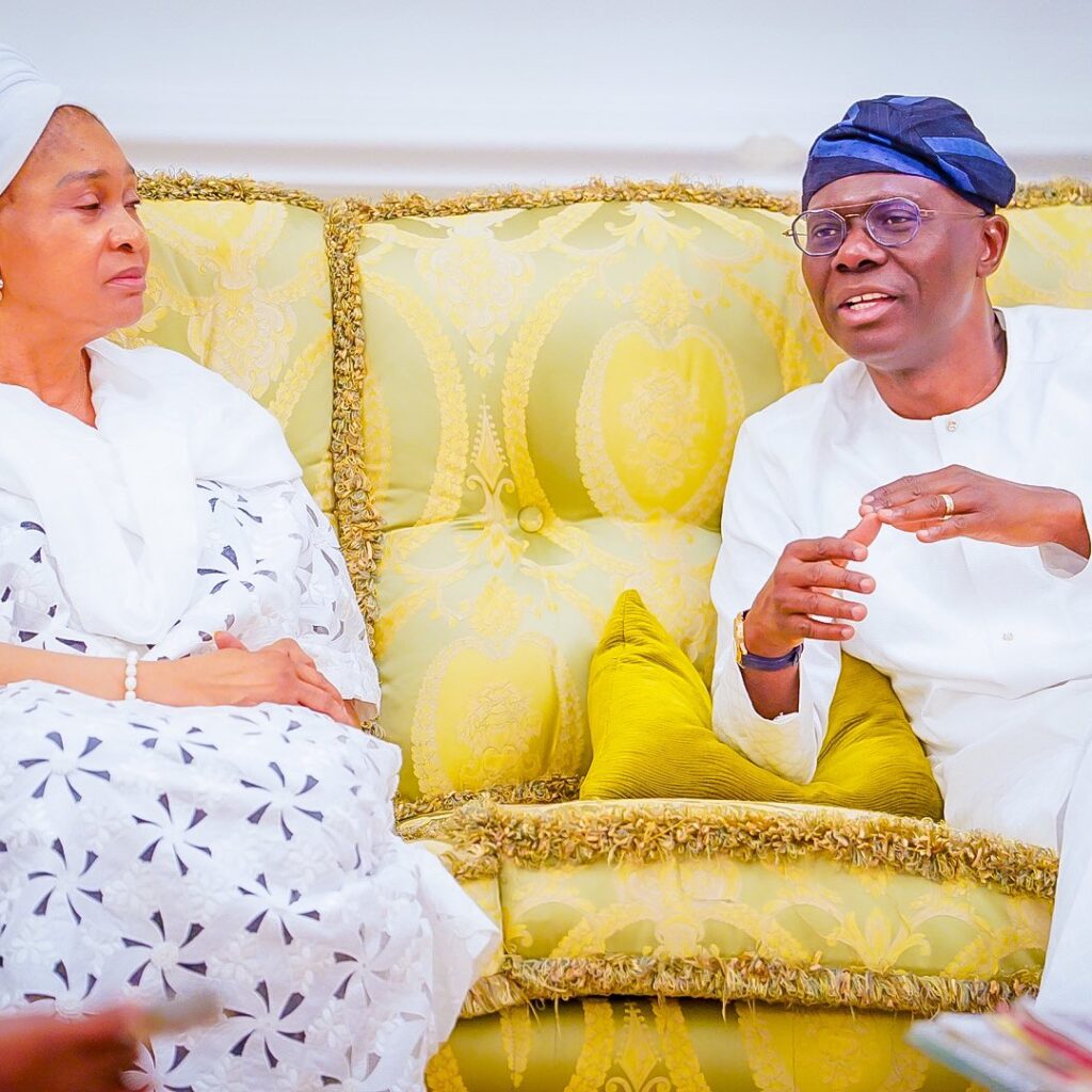 Sanwo-Olu Visits Late Otunba Subomi Balogun's Family [Photos]