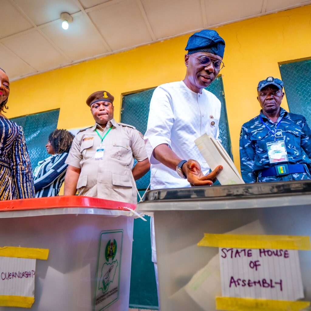 Sanwo-Olu, Wife Voted With Invalid Voter Cards During Guber Election