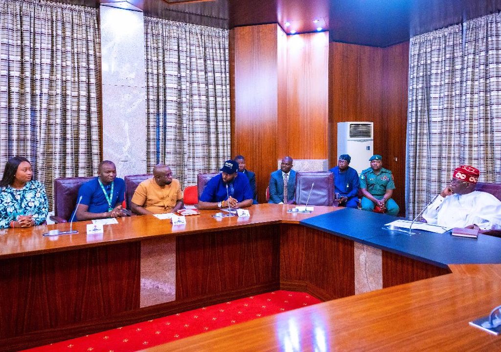 Tinubu Meets With NANS Leadership In Aso Rock [Photos]