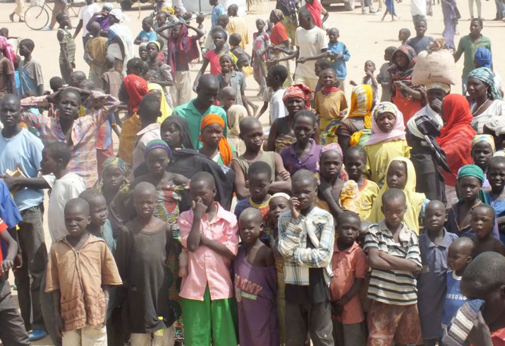 CHILDREN IN IDP CAMP USED TO ILLUSTRATE THE STORY