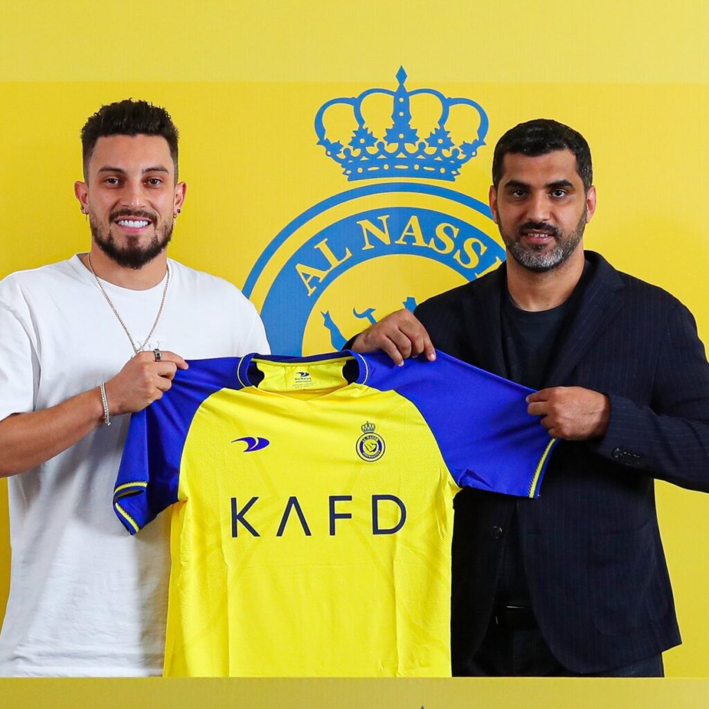 Alex Telles Reunites With Ronaldo At Al Nassr