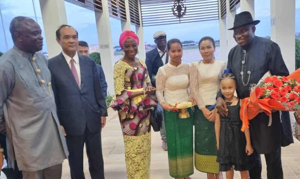 Goodluck Jonathan Storms Cambodia For Parliamentary Elections (Photos)