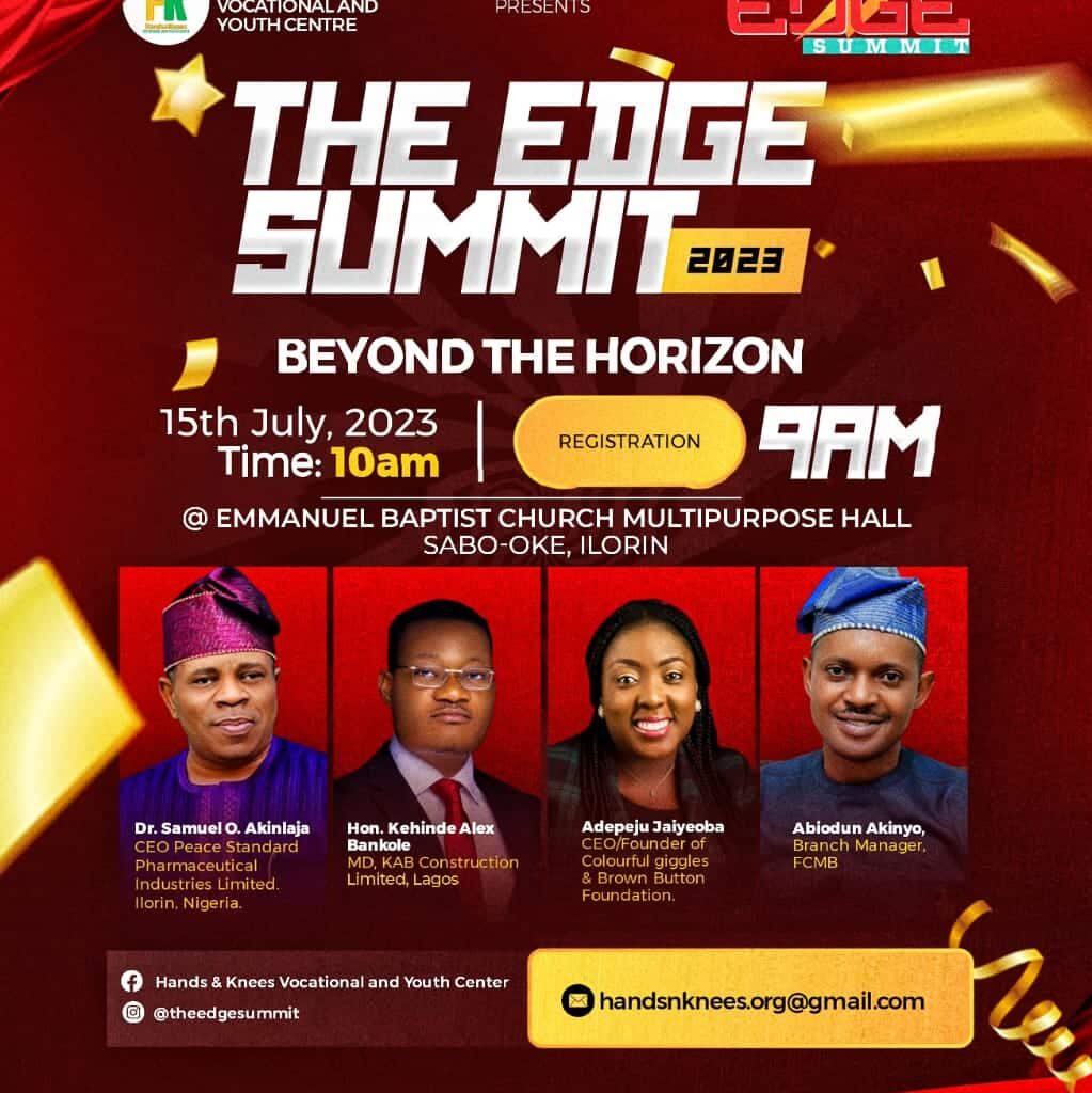 Kwara Agog For 2023 Edition Of The Edge Summit