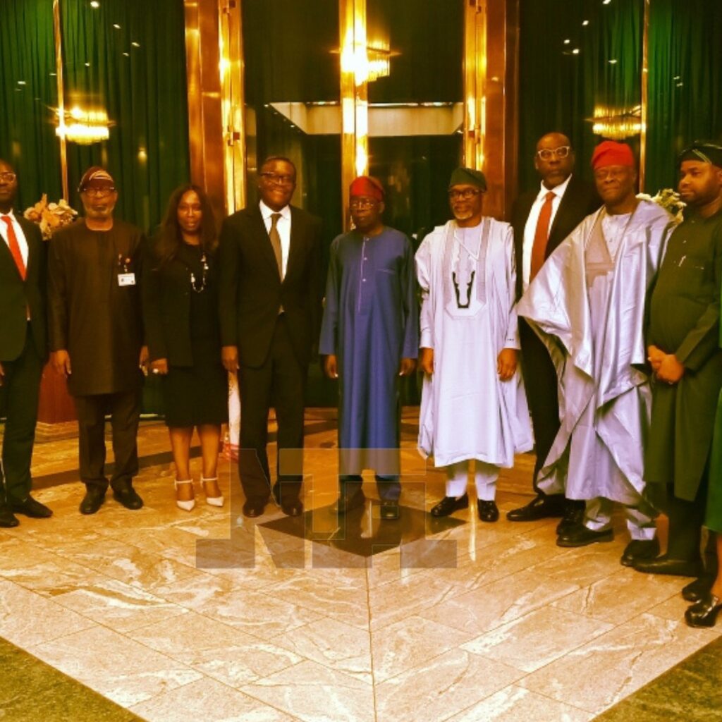 President Tinubu Receives Bank Of America Officials (Photos)