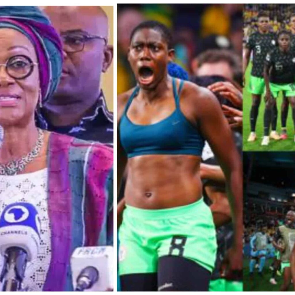 Super Falcons and Remi Tinubu