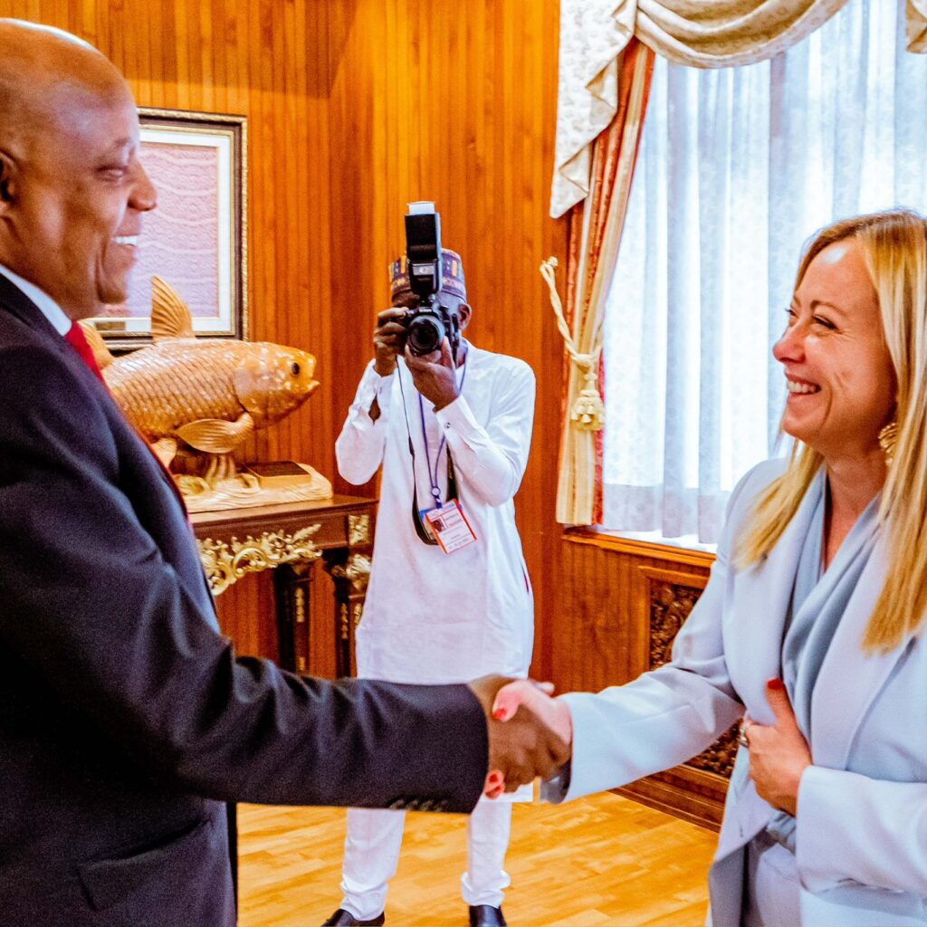 Shettima Meets Italy, Niger Republic Prime Ministers (Photos)